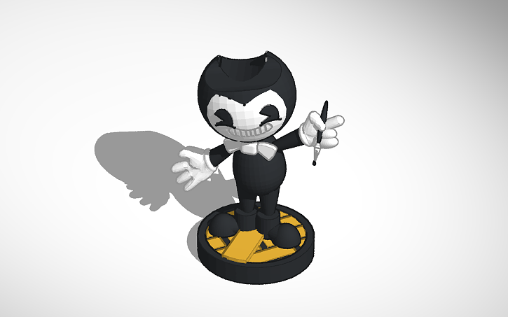 3D Design Bendy Is Now Officially In Super Smash Bro Ultimate Now Tinkercad