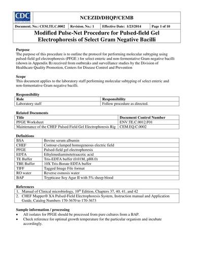 40 Standard Operating Procedure Sample Pdf Desalas Template