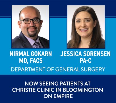 Christie Clinic Department Of General Surgery Expanding To Bloomington Normal Christie Clinic