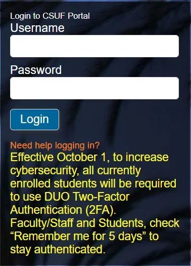 Csuf Portal Login Guide For Students Housing 2021