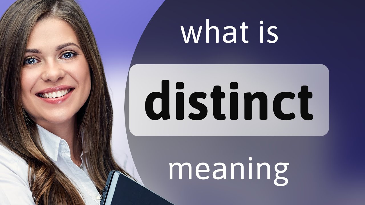 Distinct Meaning Youtube