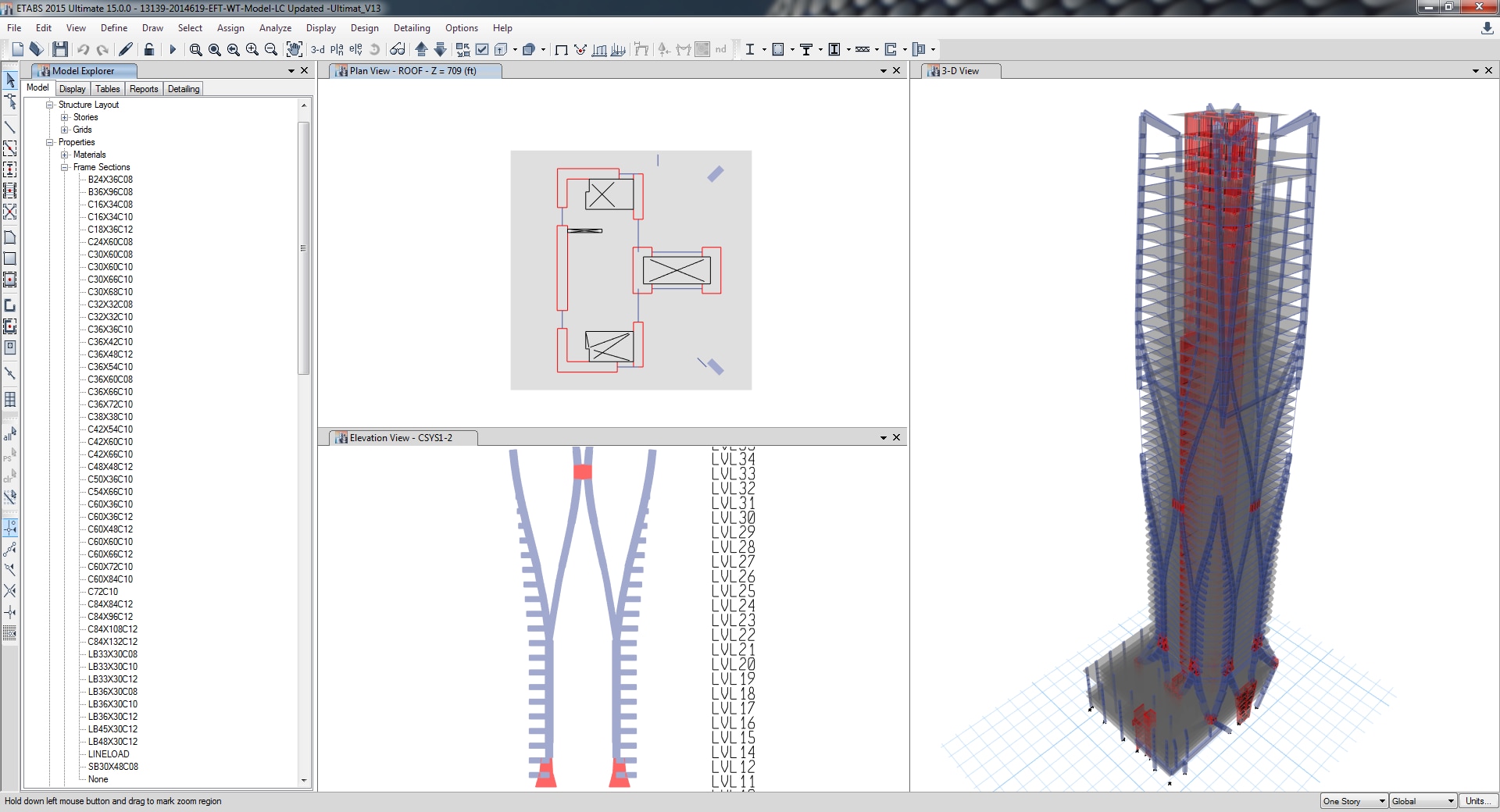 Etabs Concrete Frame Design Example