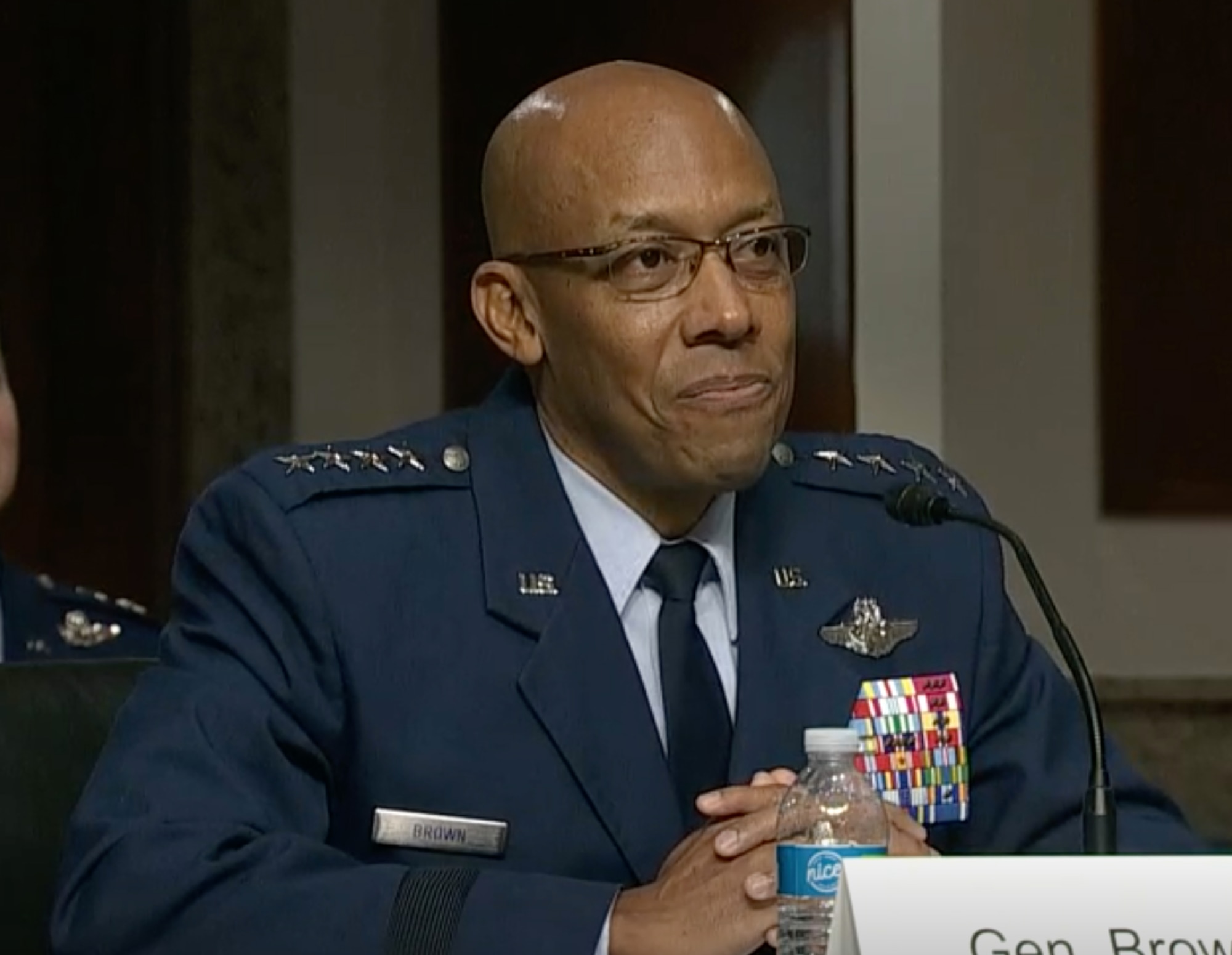 Gen Brown Testifies At Chief Of Staff Air Force Confirmation Hearing