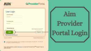 Login Aim Provider Portal