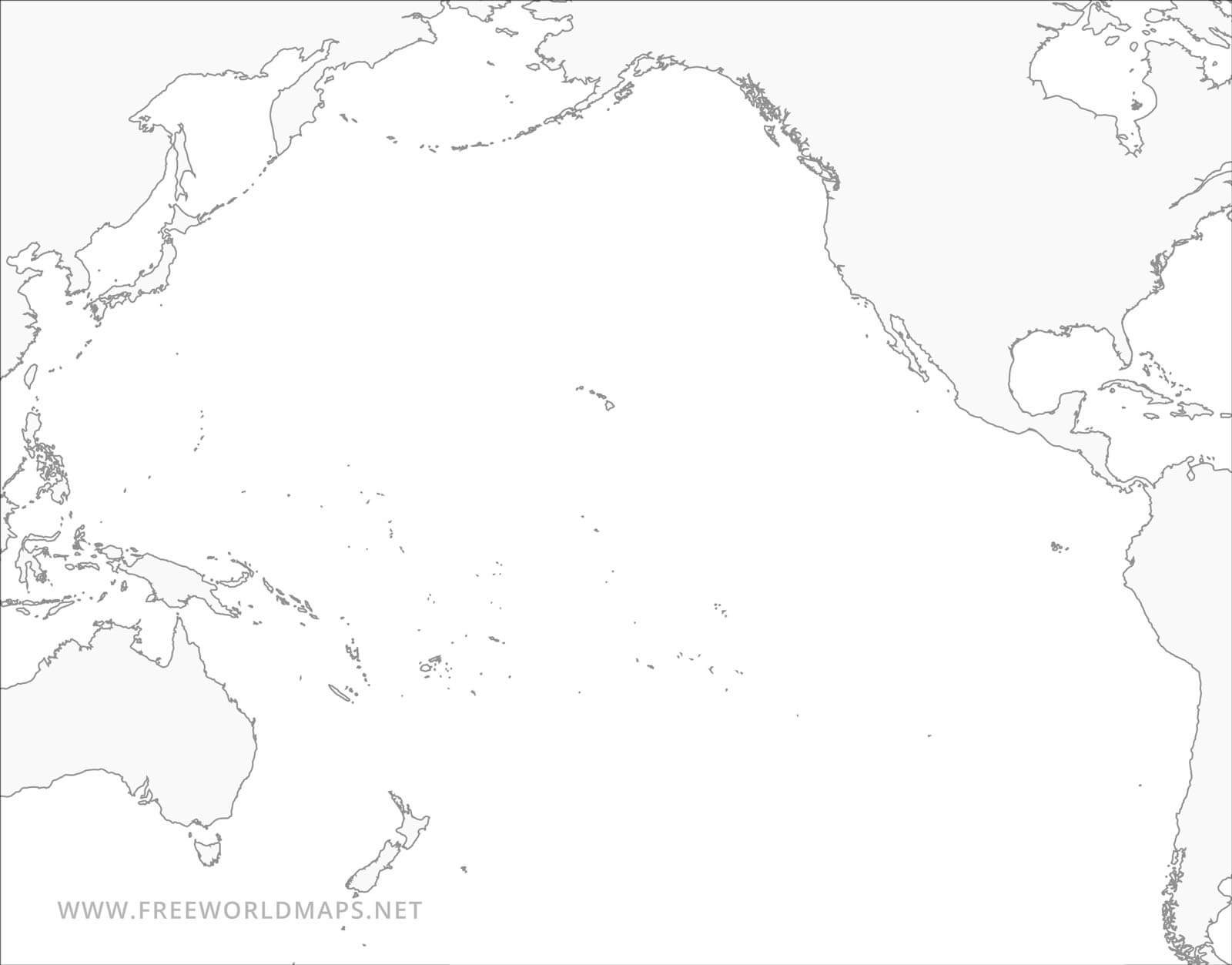 Maps Of The Pacific Ocean