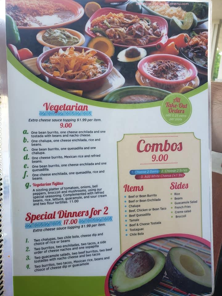 Online Menu Of Los Portales Restaurant Pineville Louisiana 71360 Zmenu