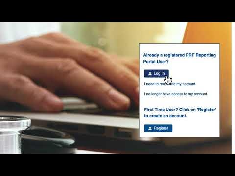 Provider Relief Fund Reporting Portal Registration Tutorial Youtube