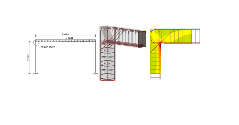 Structural Design Of A Concrete Frame Joint En Idea Statica