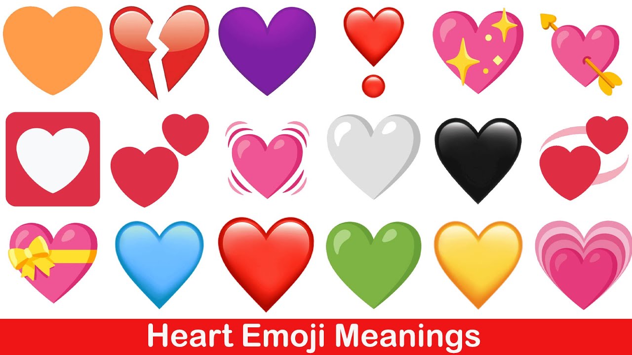 The Fascinating Color Heart Emoji Meaning A Comprehensive Guide