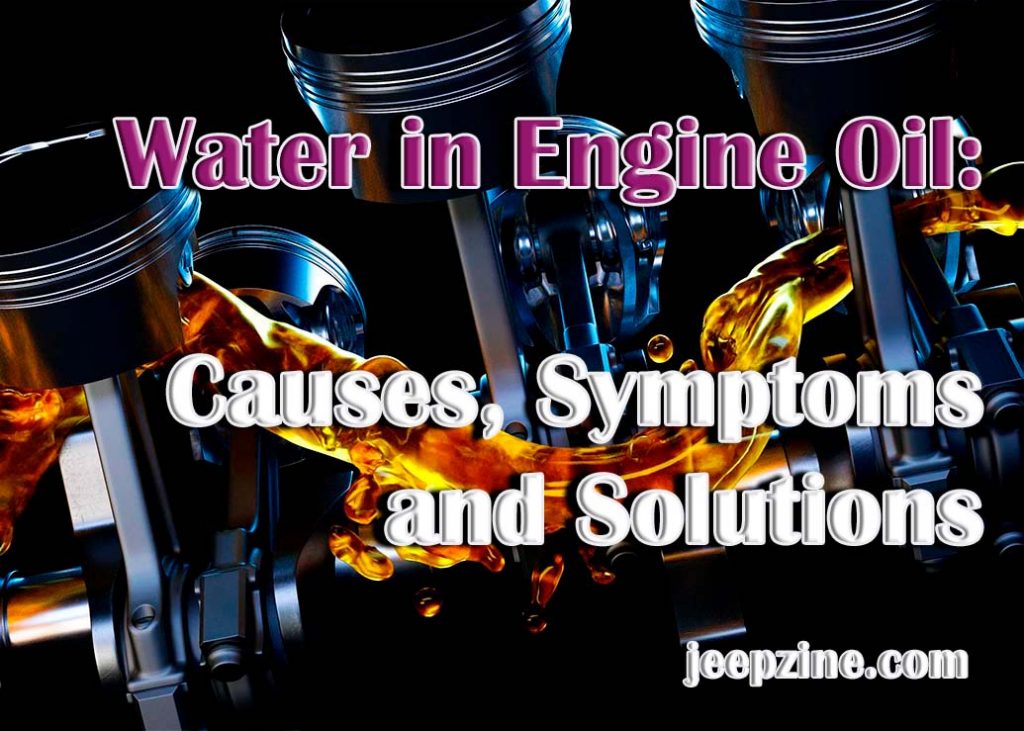 Water In Engine Oil Symptoms Causes Signs And What To Do